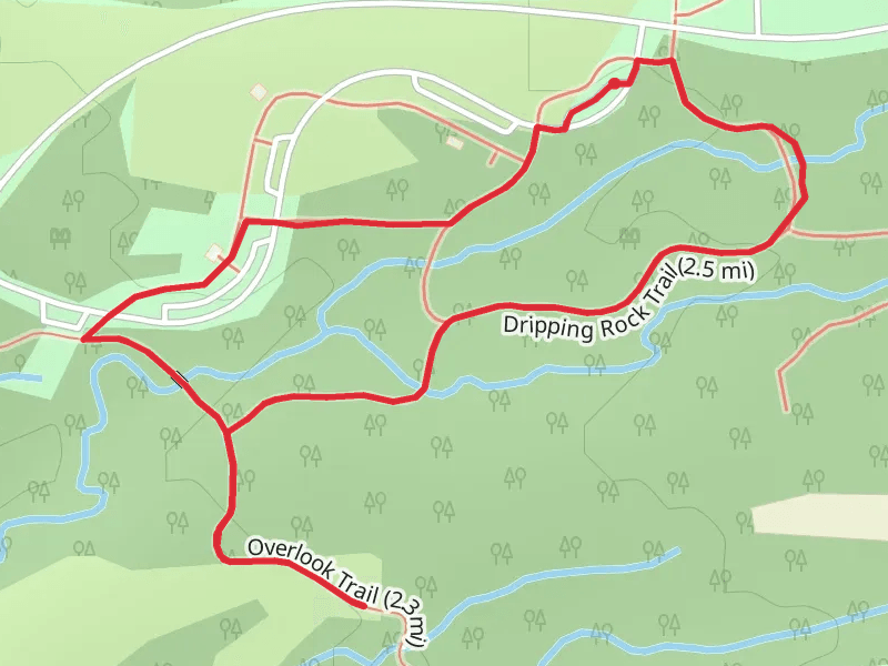 Dripping Rock and Overlook Loop Trail