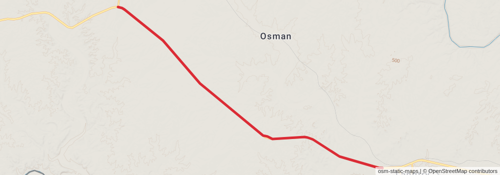 American Perimeter Trail - Texas Primary stage 44 Map