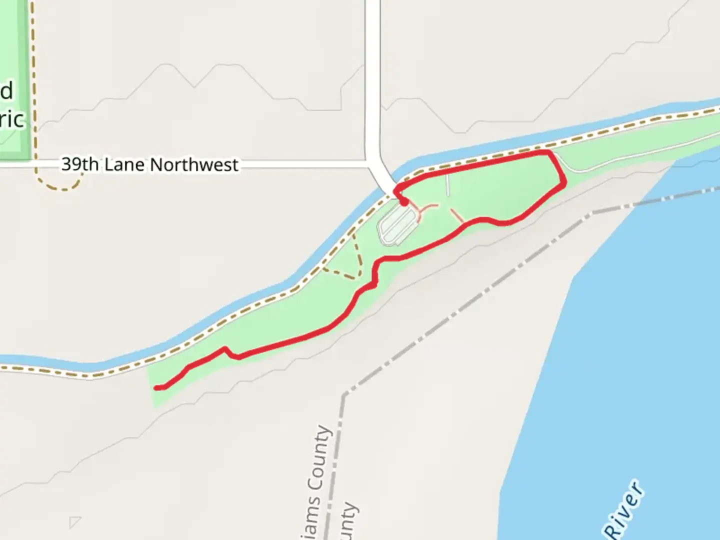 An image depicting the trail Missouri-Yellowstone Confluence Walk and its surrounding area.