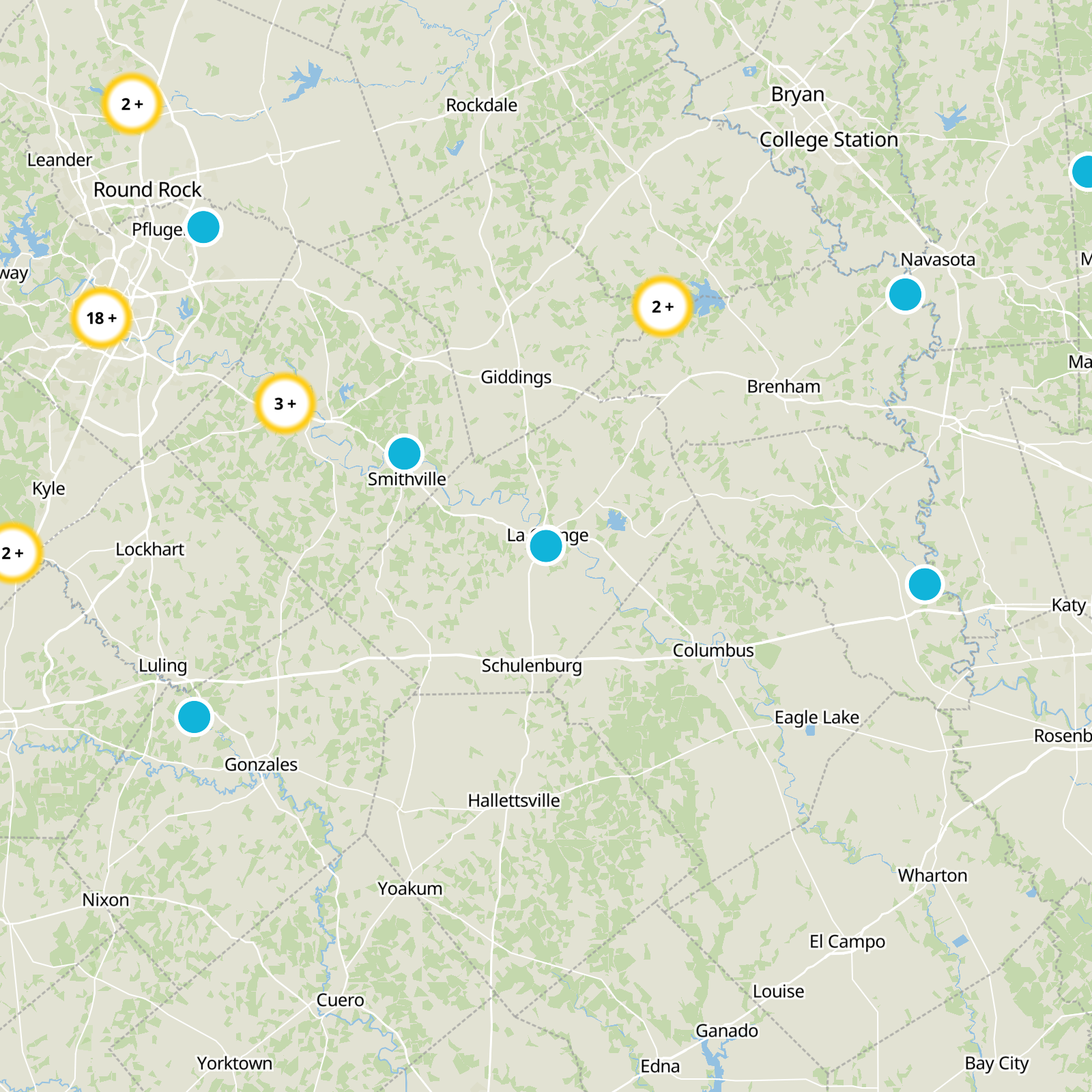 Fayette County Static Map