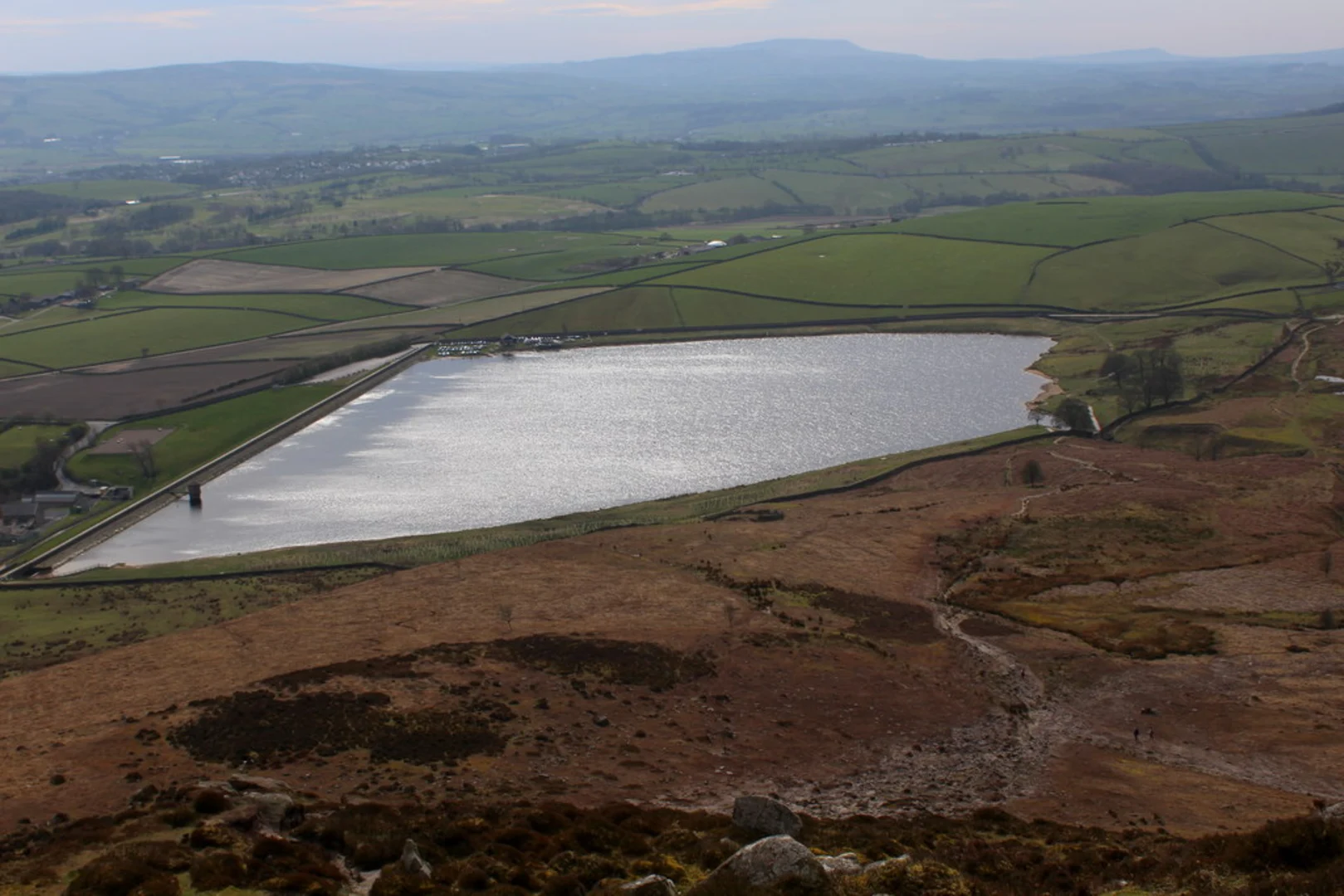An image depicting the trail Embsay and Rylstone Cross Loop and its surrounding area.