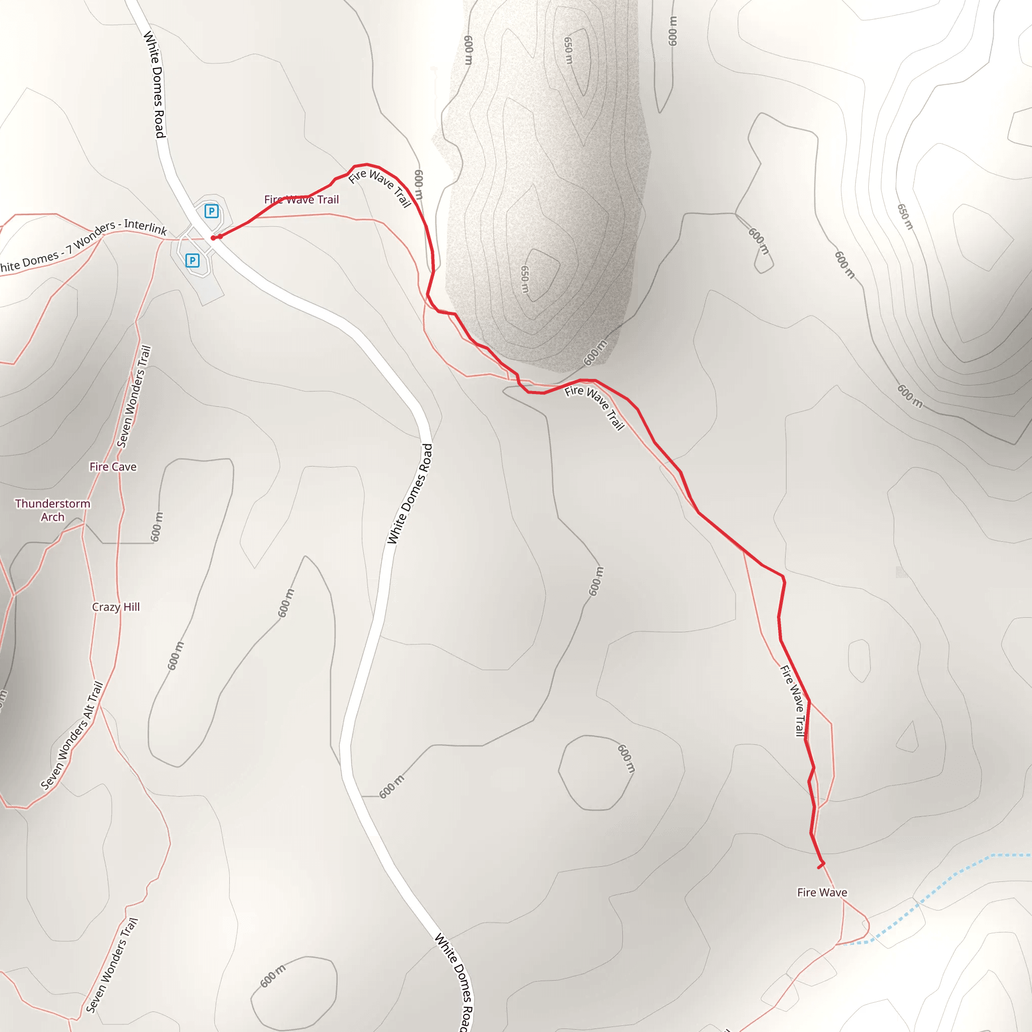 Fire Wave Trail mobile static map