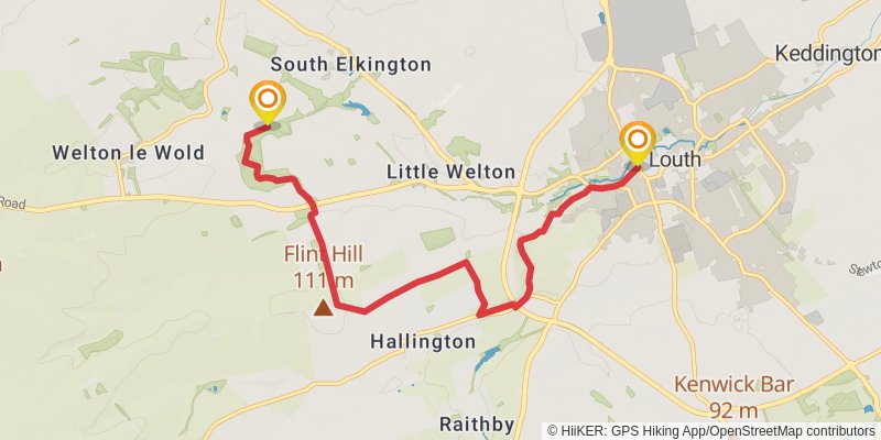 Johnson Silver Lincs Way stage 3 Map