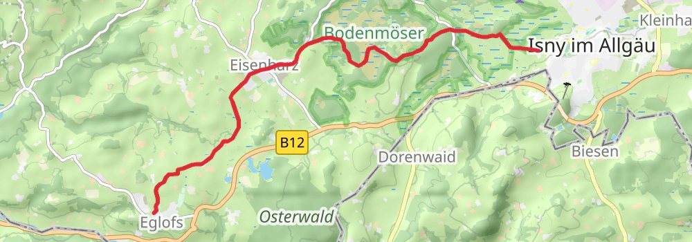 Martinusweg Regionalweg Süd stage 4 Map