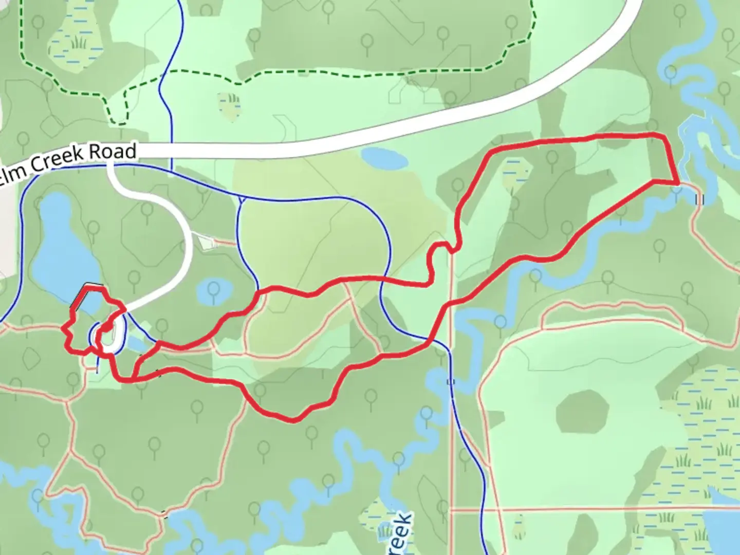An image depicting the trail Monarch Long Loop Trail and its surrounding area.