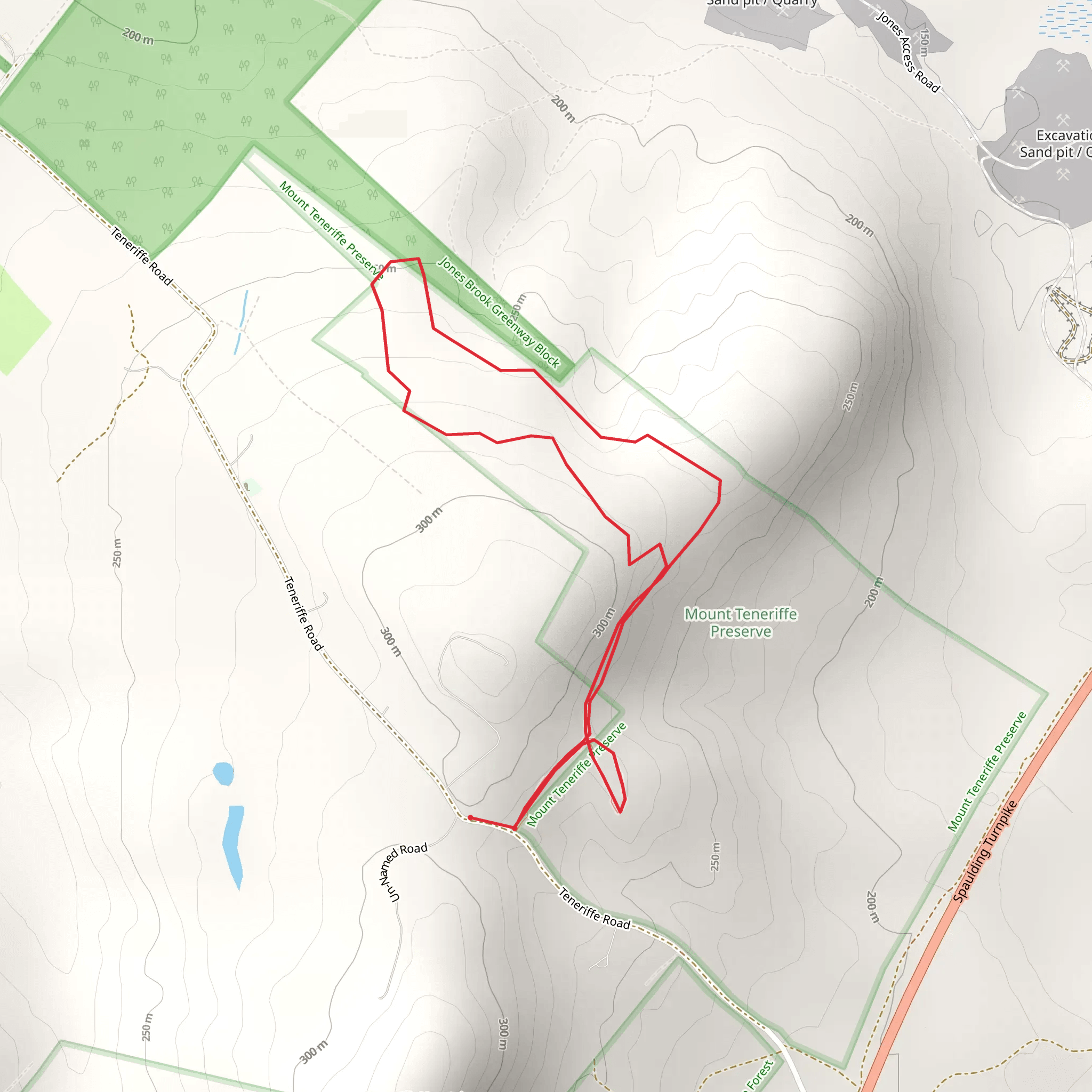 Teneriffe Road Loop mobile static map