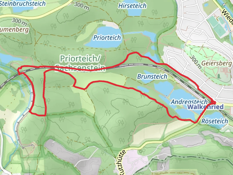 Andreasteich, Höllteich, Sachseneiche and Sachsenstein LoopLoop