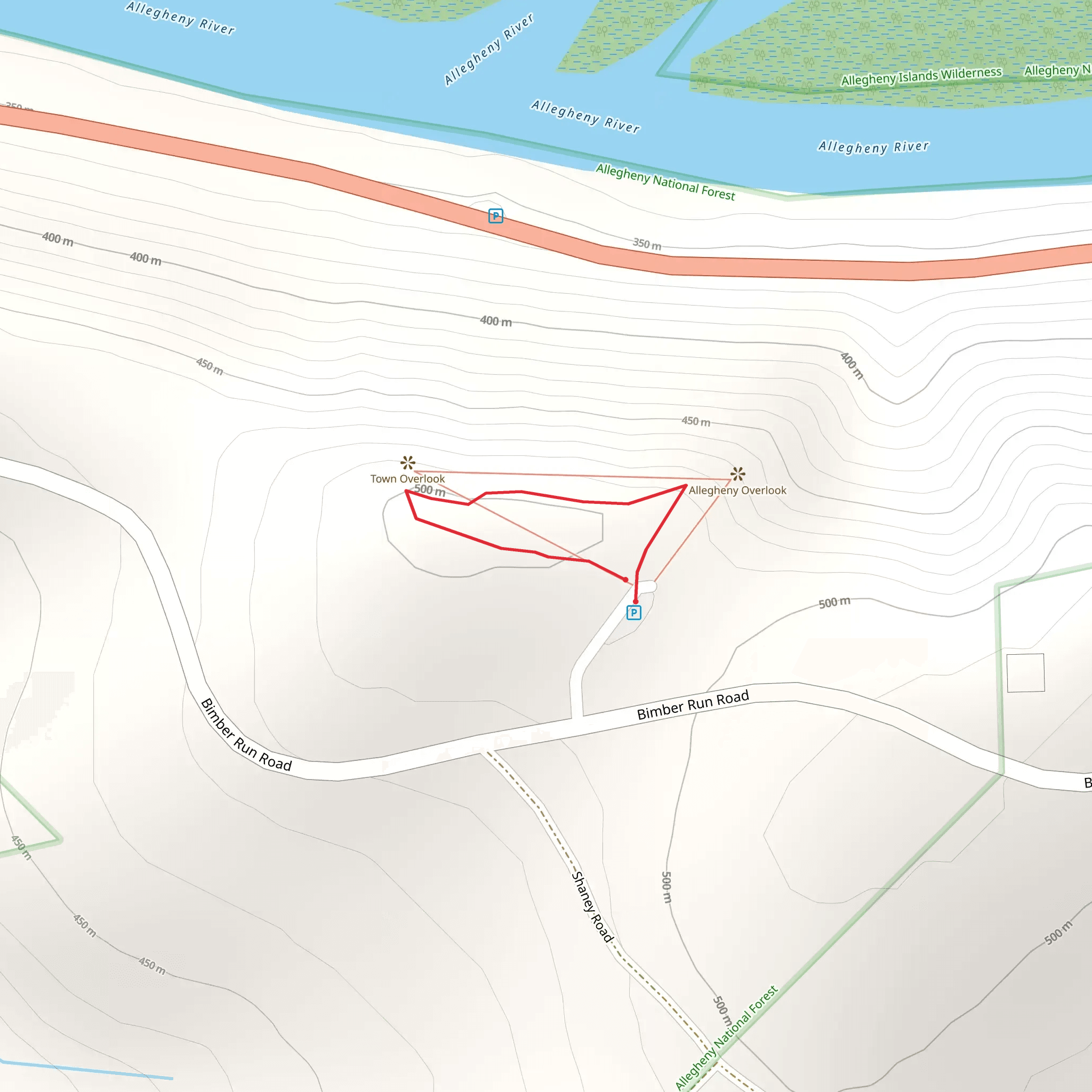 Jeep Loop mobile static map
