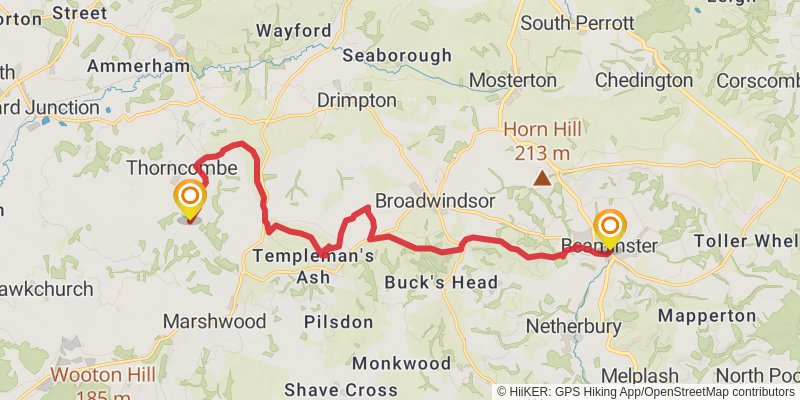 Wessex Ridgeway stage 11 Map