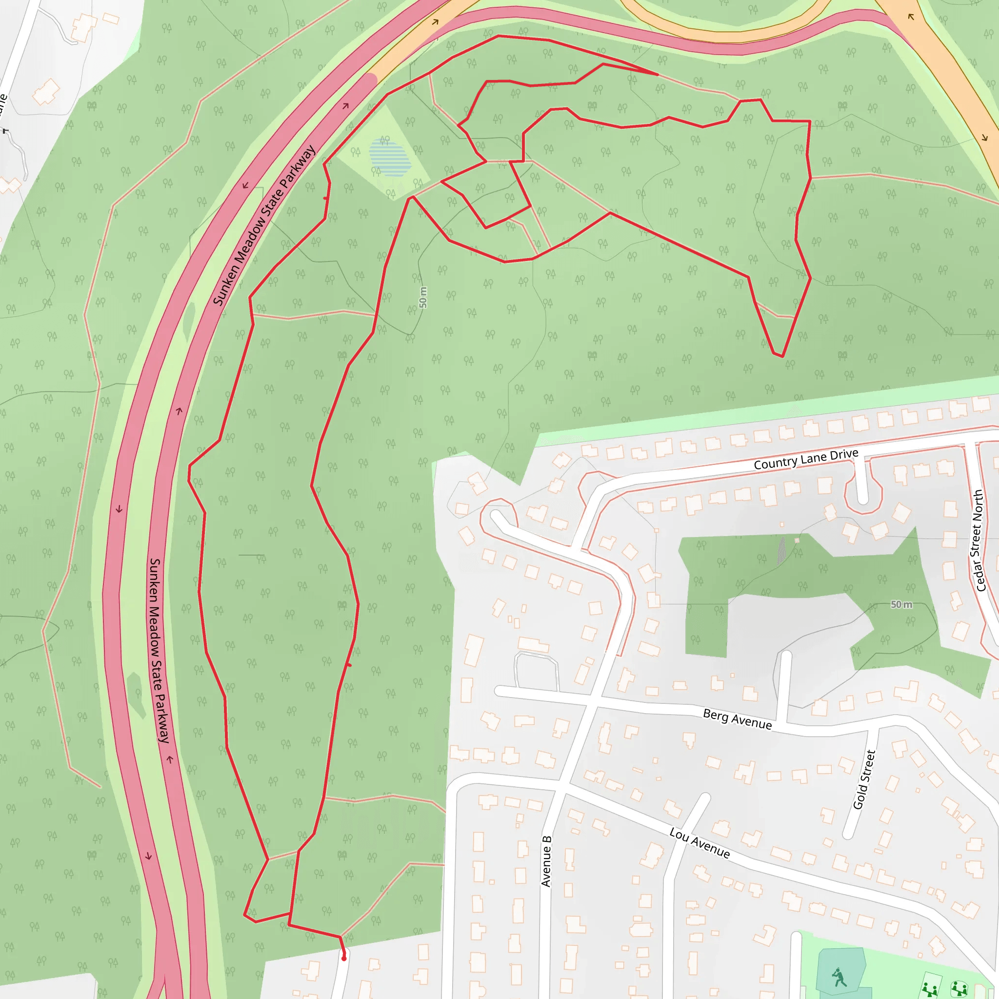Park Street Loop - North mobile static map