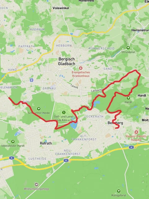 Thielenbruch to Bensberg Walk