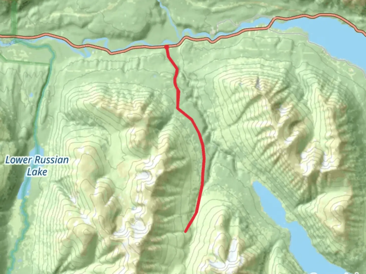 An image depicting the trail Stetson Creek Walkalong and its surrounding area.
