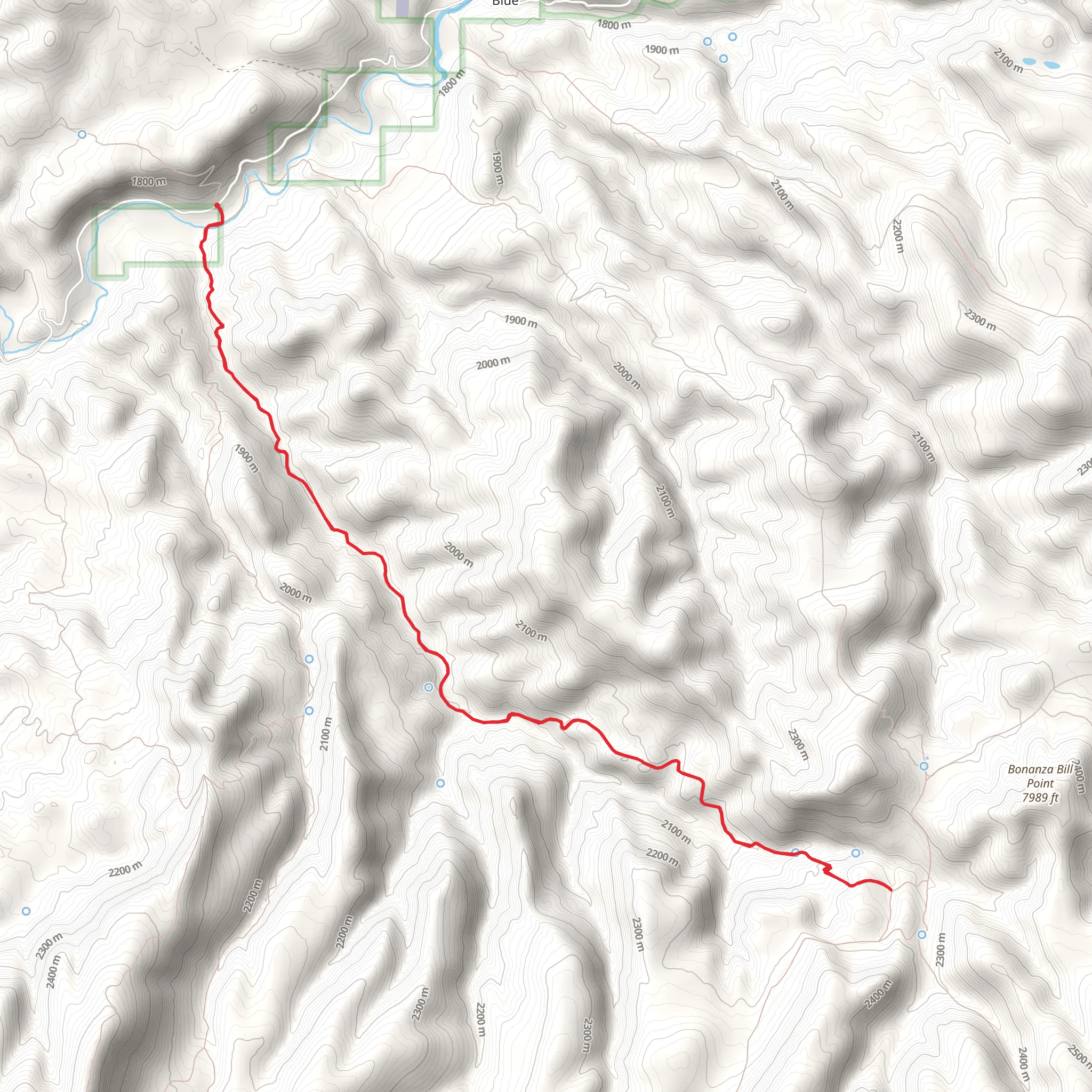 Lanphier Trail mobile static map