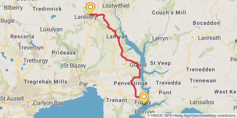 Saints Way stage 3 Map