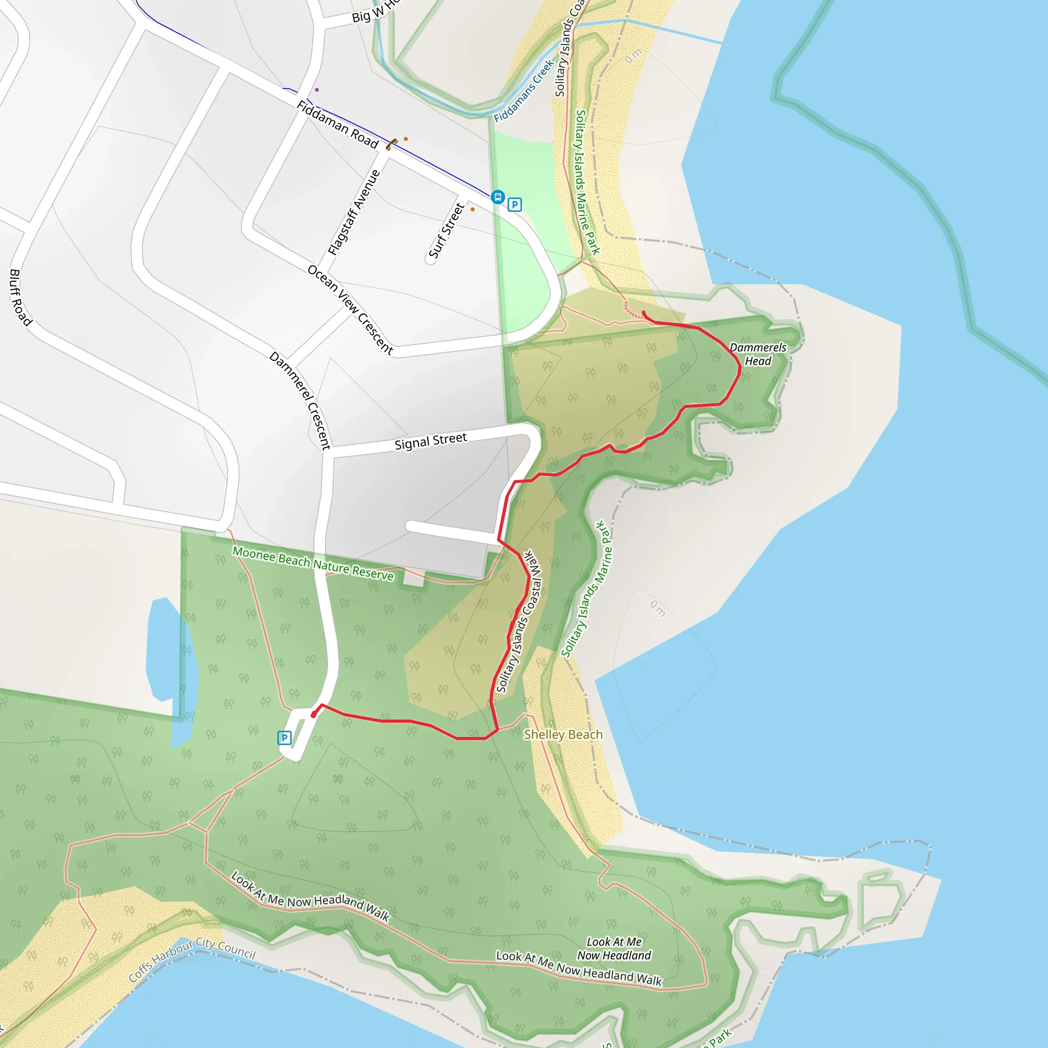 Dammerels History Walk mobile static map