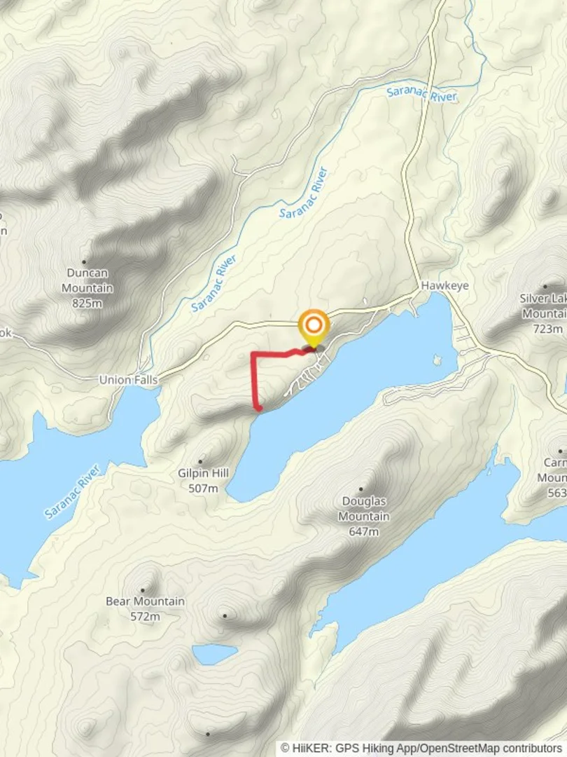 An image depicting the trail Silver Lake Bluffs Trail and its surrounding area.