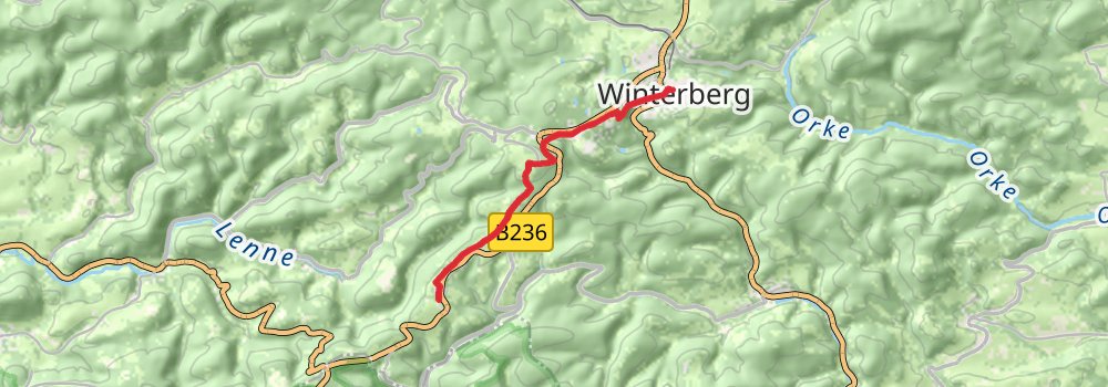 Winterberger Hochtour stage 5 Map