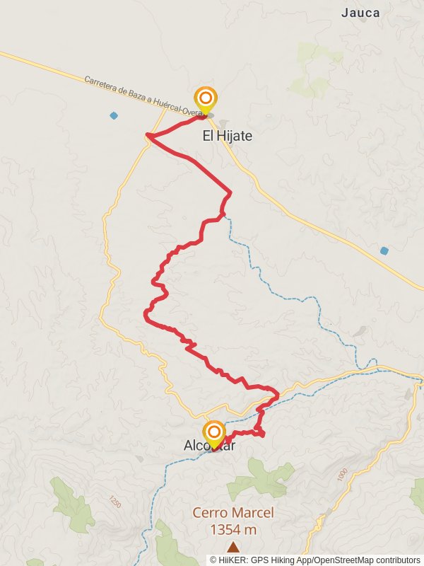 Alcontar - Hijate mobile static map
