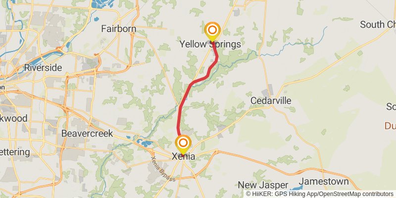 Buckeye Trail stage 34 Map