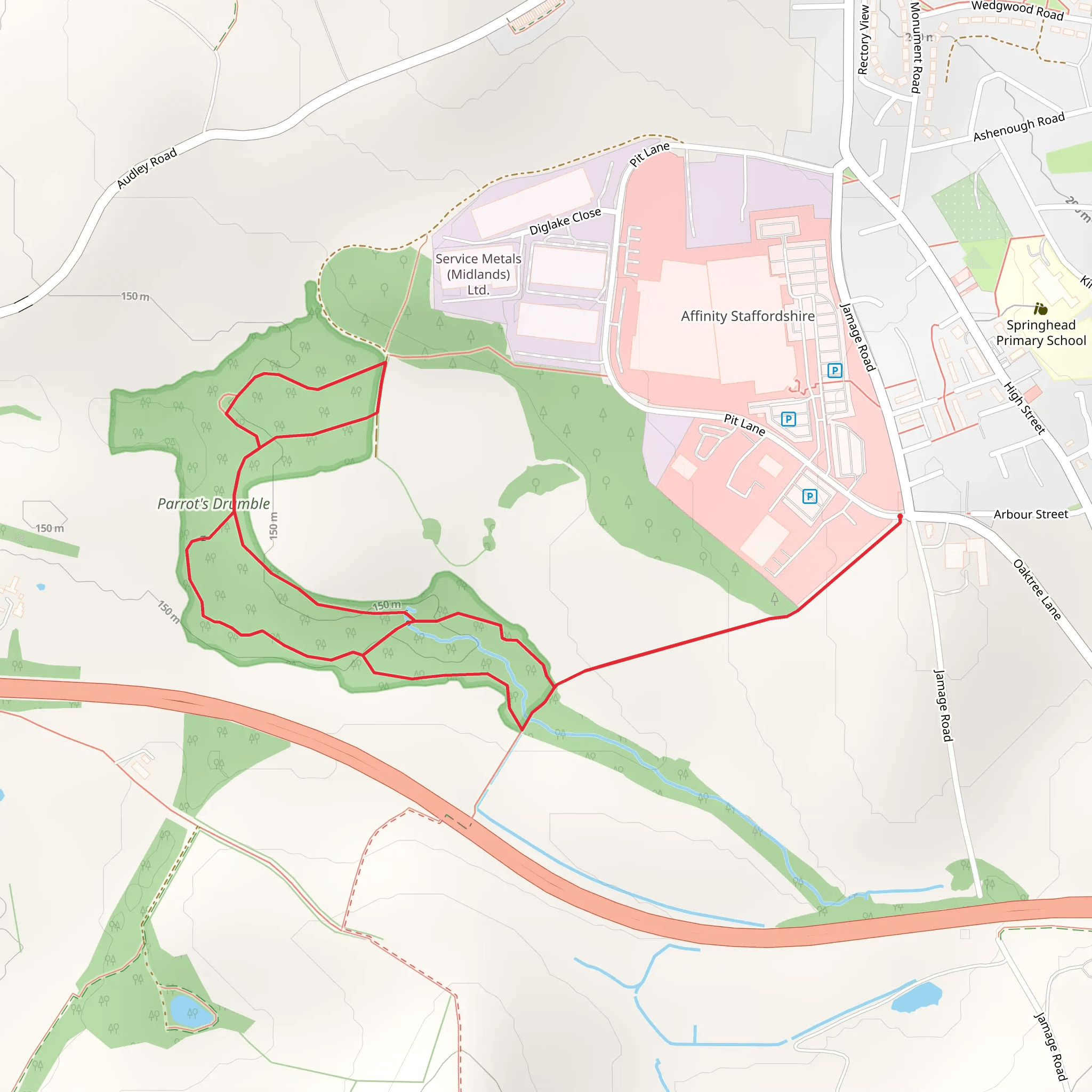 Parrot's Drumble Loop mobile static map