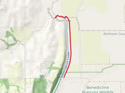 Walk along Independence Creek - Lv Road