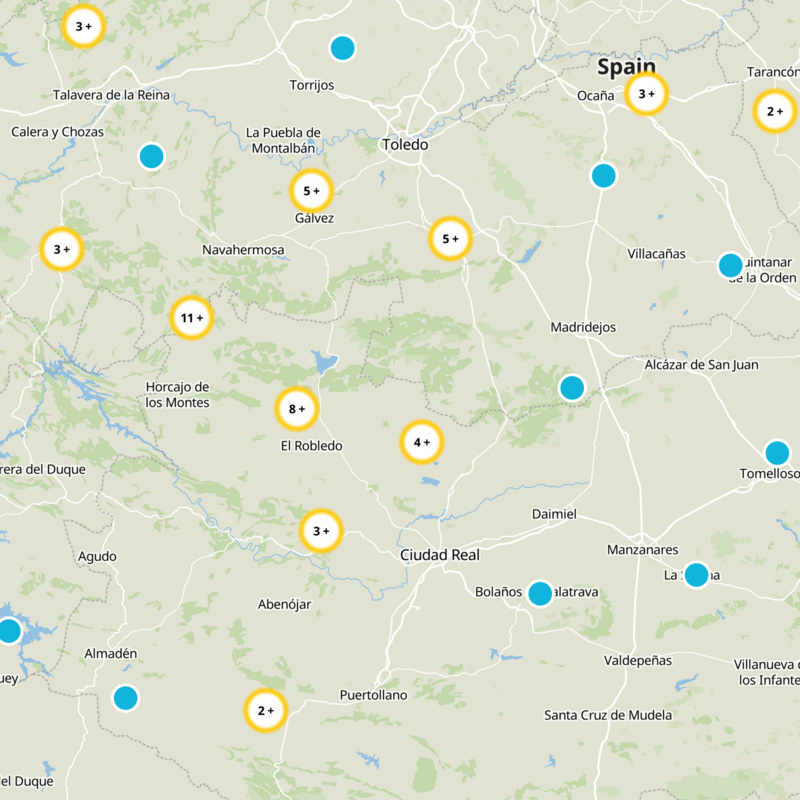 Los Cortijos Static Map