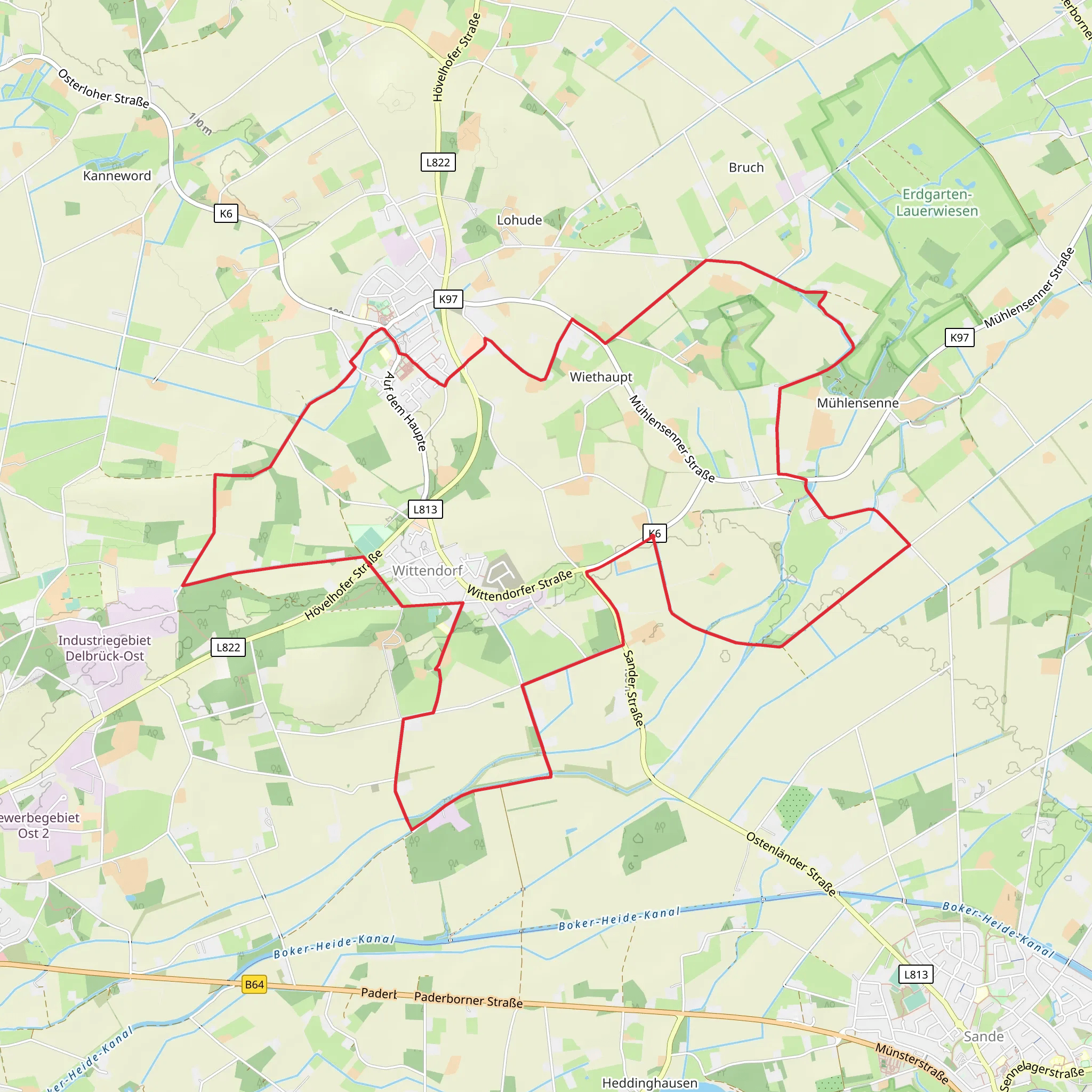 Wittendorf Loop mobile static map