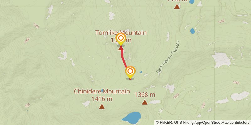 Mark O Hatfield Trail spur 3 Map