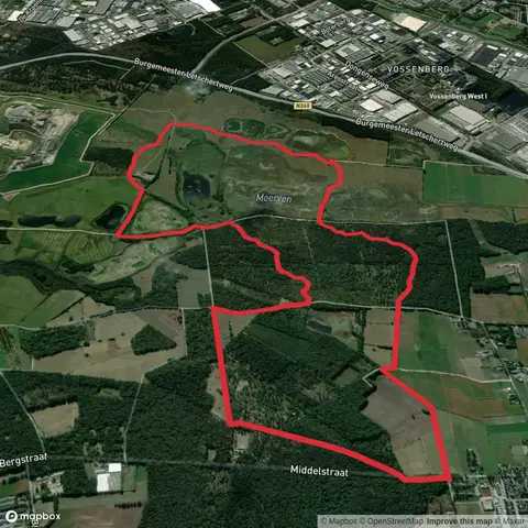 Galgenven and Moerven via Molenbaan and Hertogenpad