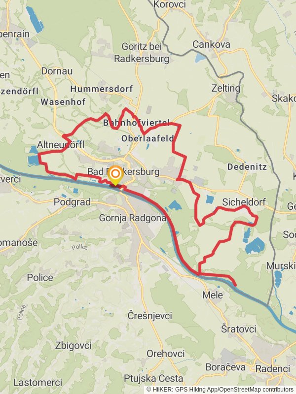 Wasserweg mobile static map