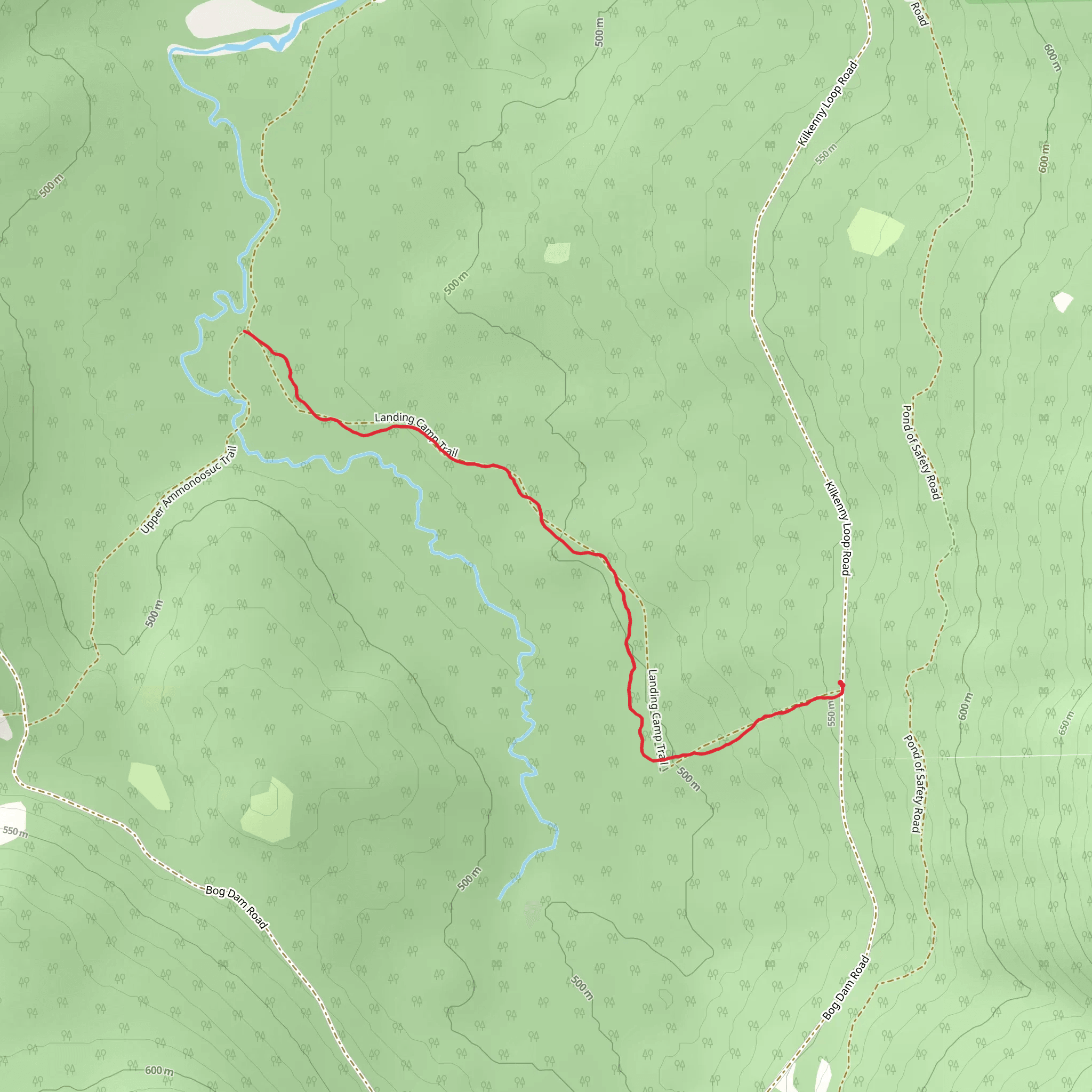 Landing Camp Trail mobile static map