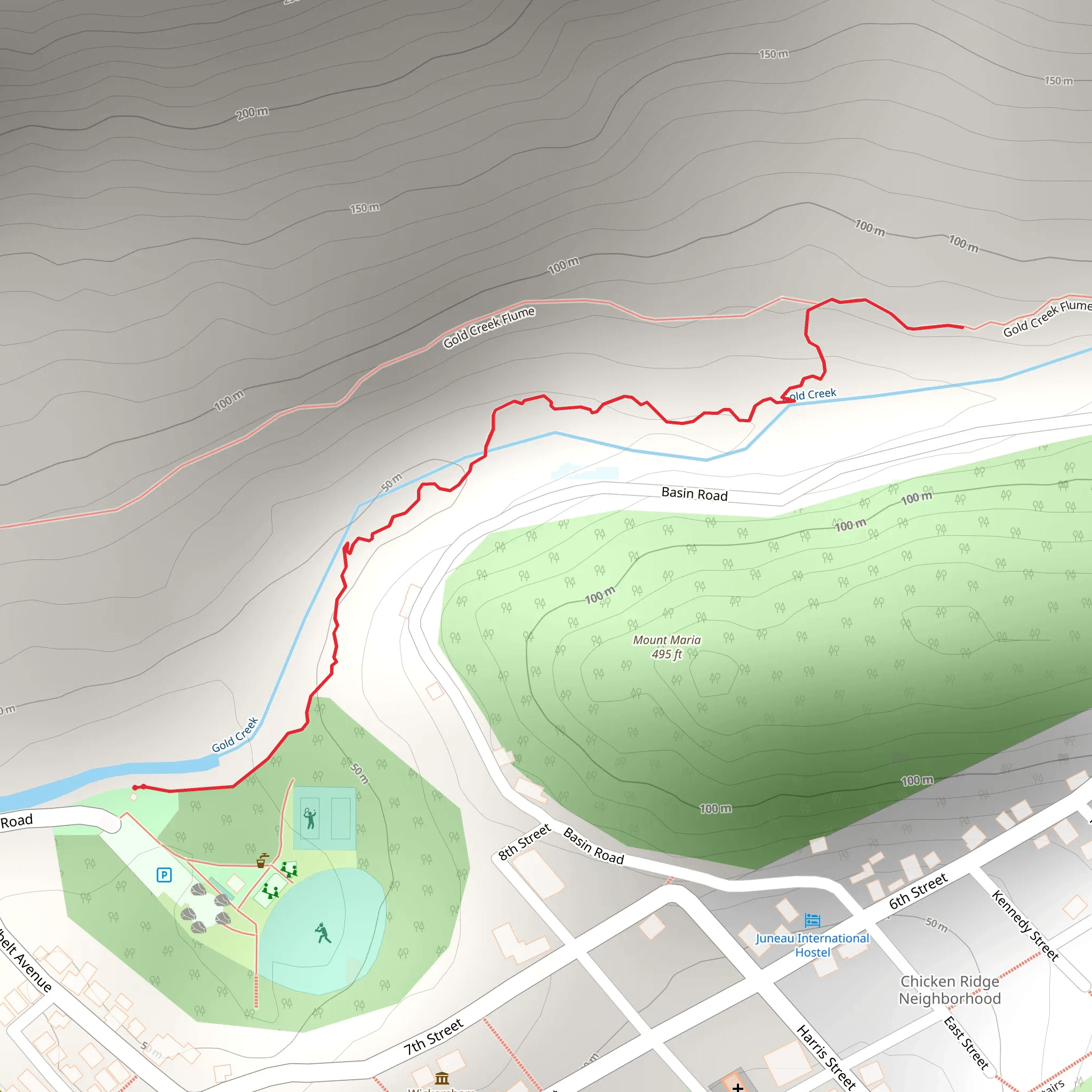 Cope Park Road mobile static map