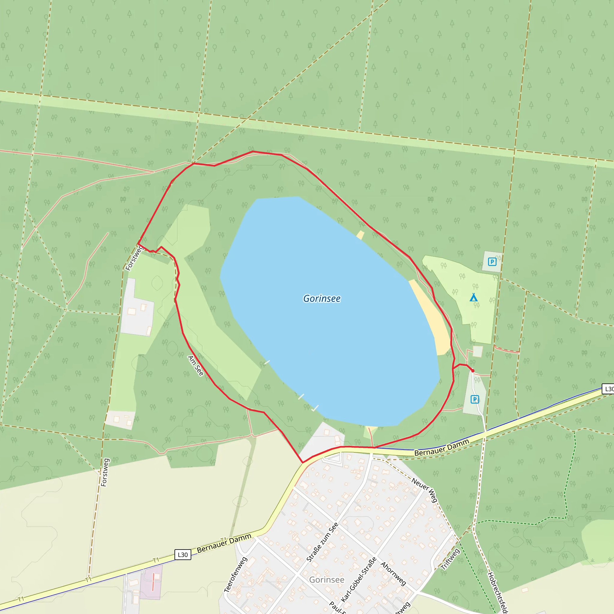 Gorinsee Loop mobile static map