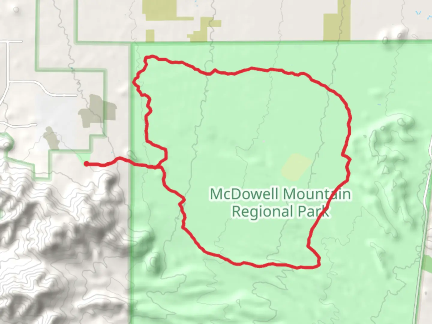 An image depicting the trail Pemberton Loop via Rock Knob Trail and its surrounding area.