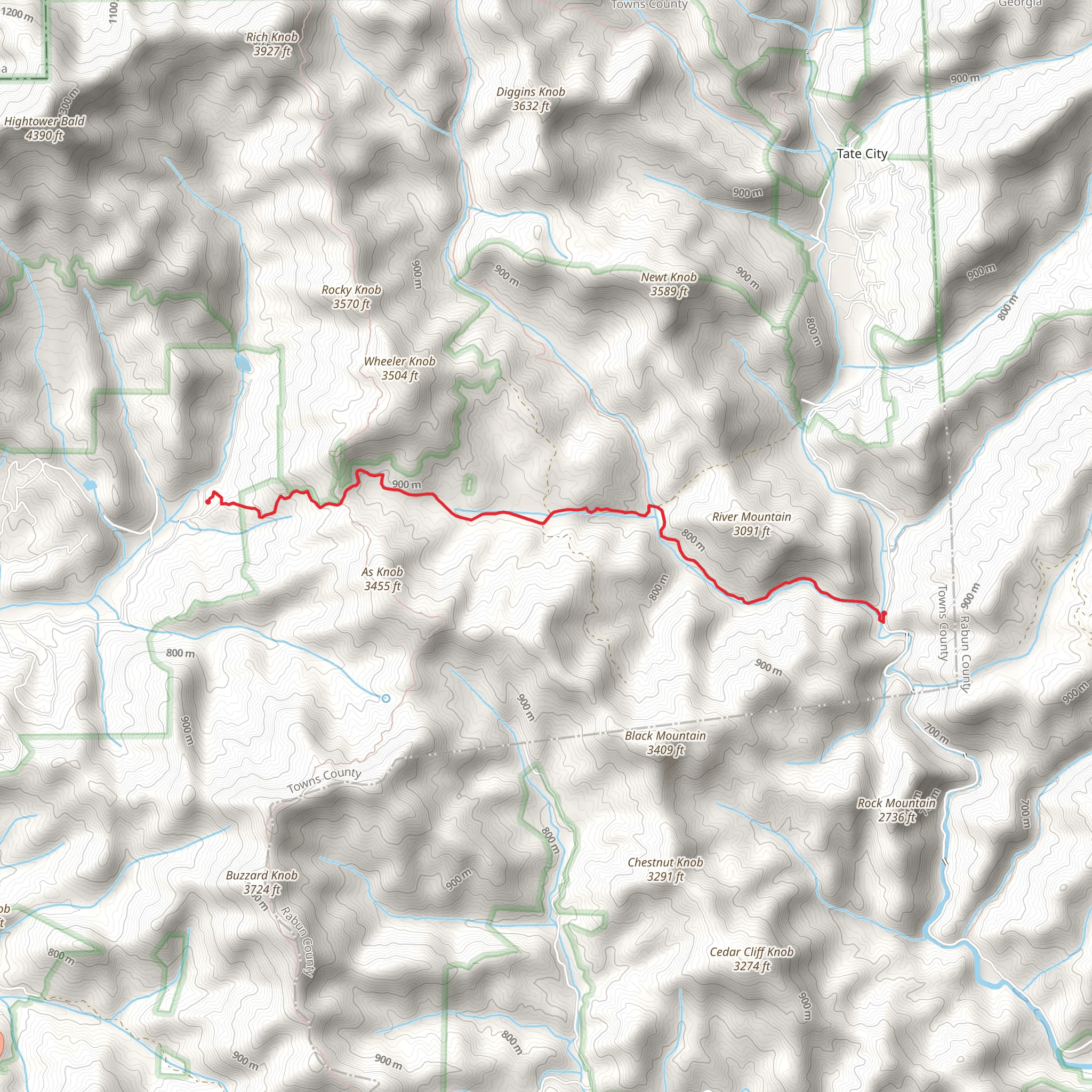 Charlies Creek Road mobile static map