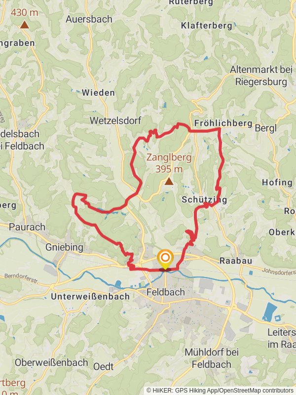 Feldbach - Right Head Trail - On the Traes of Volcanoes mobile static map