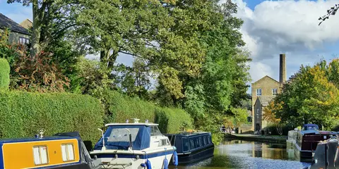 An image depicting the trail Greta Bridge to Skipton via Dales Way and its surrounding area.