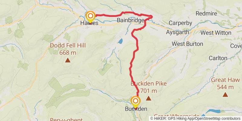 Lady Anne's Way stage 4 Map