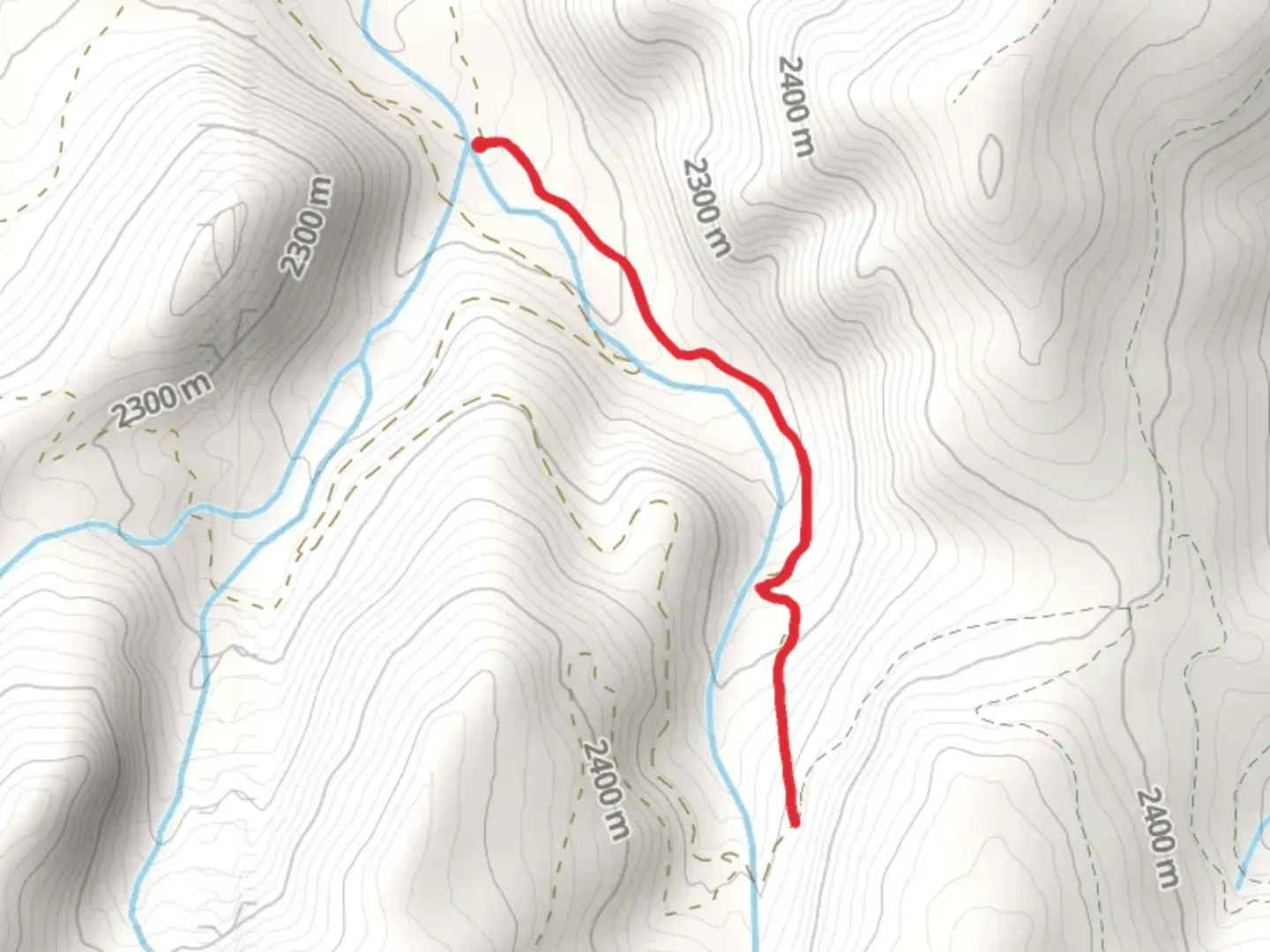 An image depicting the trail Upper Little Bear Trail and its surrounding area.