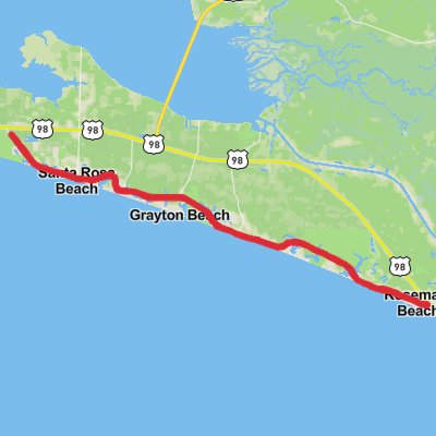 Timpoochee Trail mobile static map