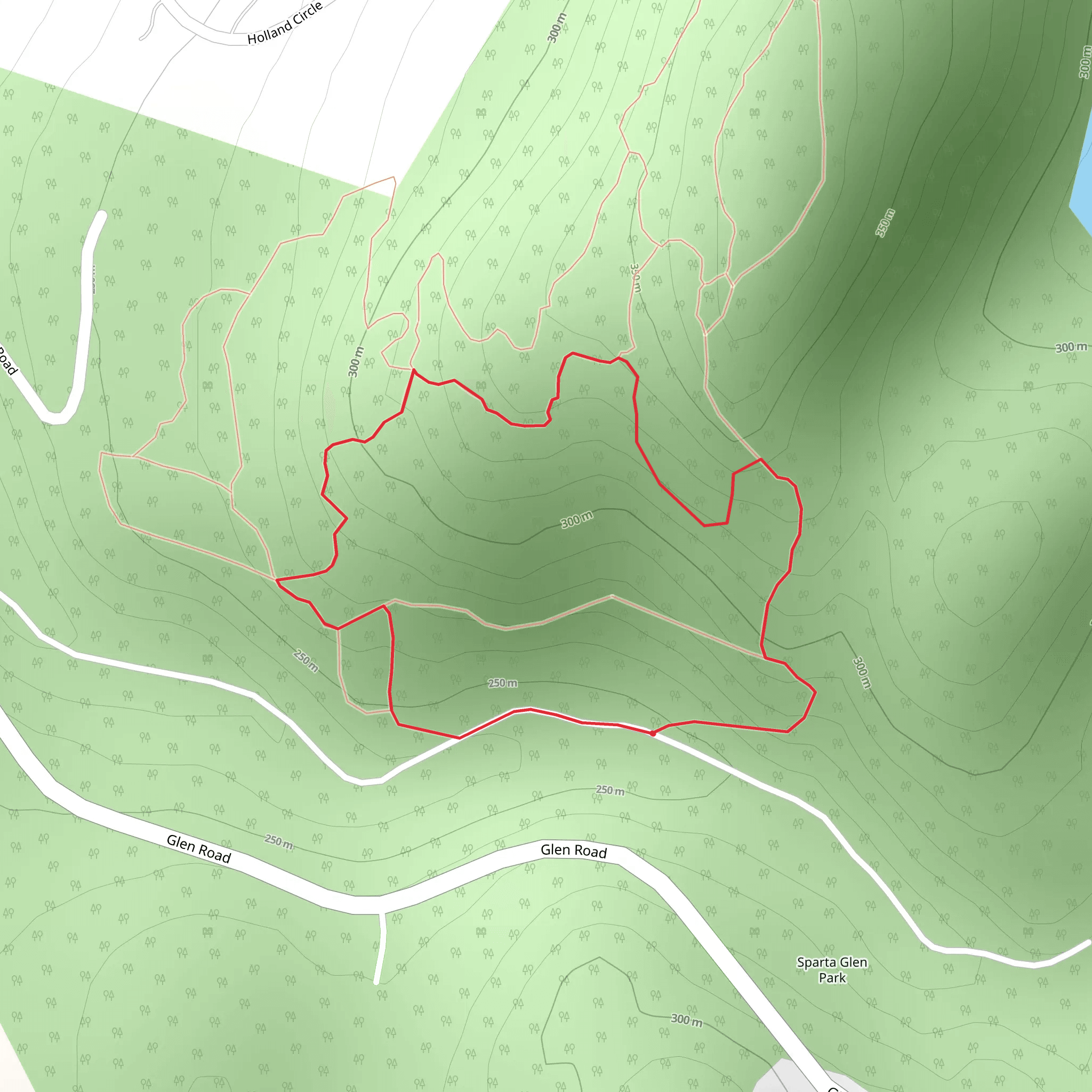 Burnbrae Road Loop mobile static map