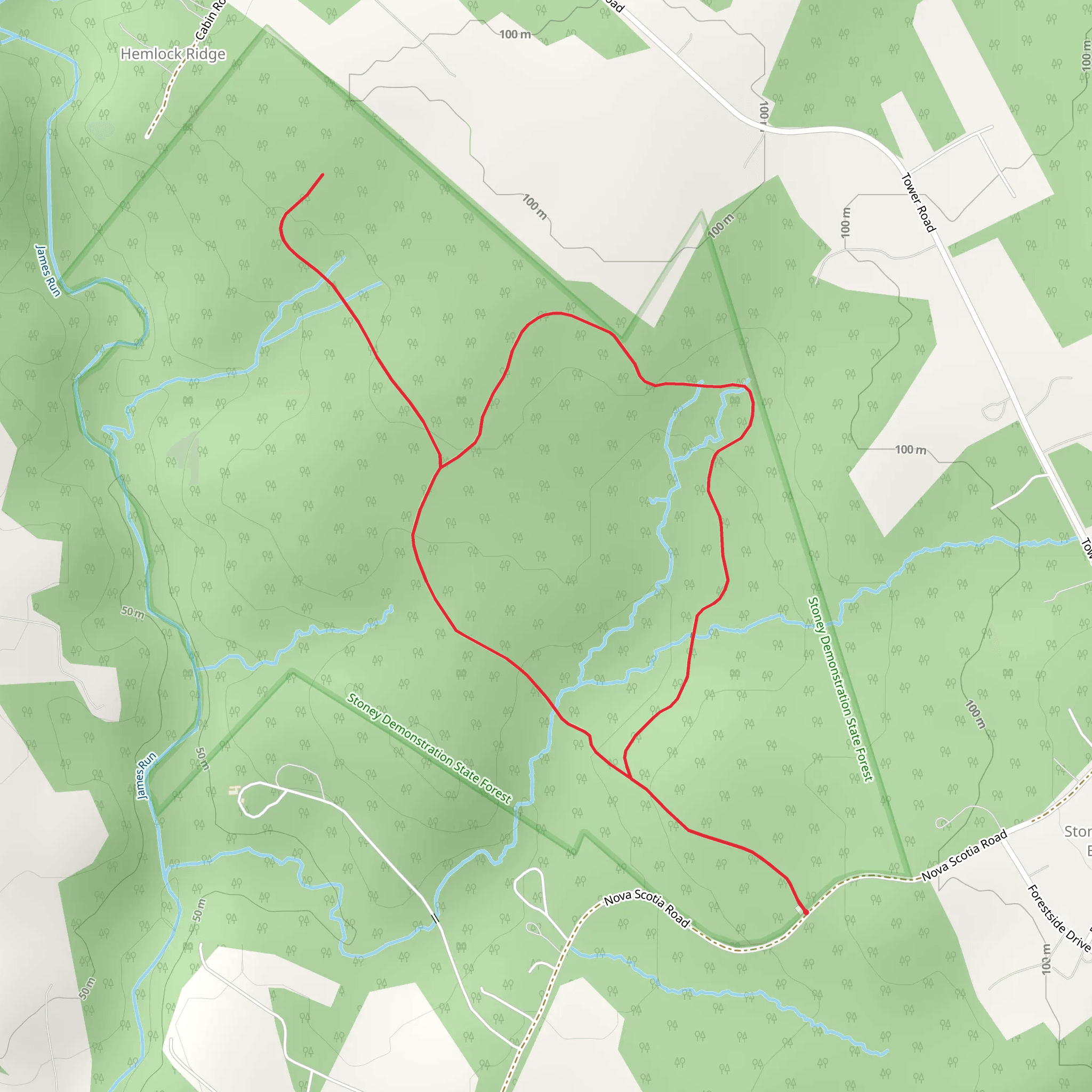 Nova Scotia Road Loop - North mobile static map