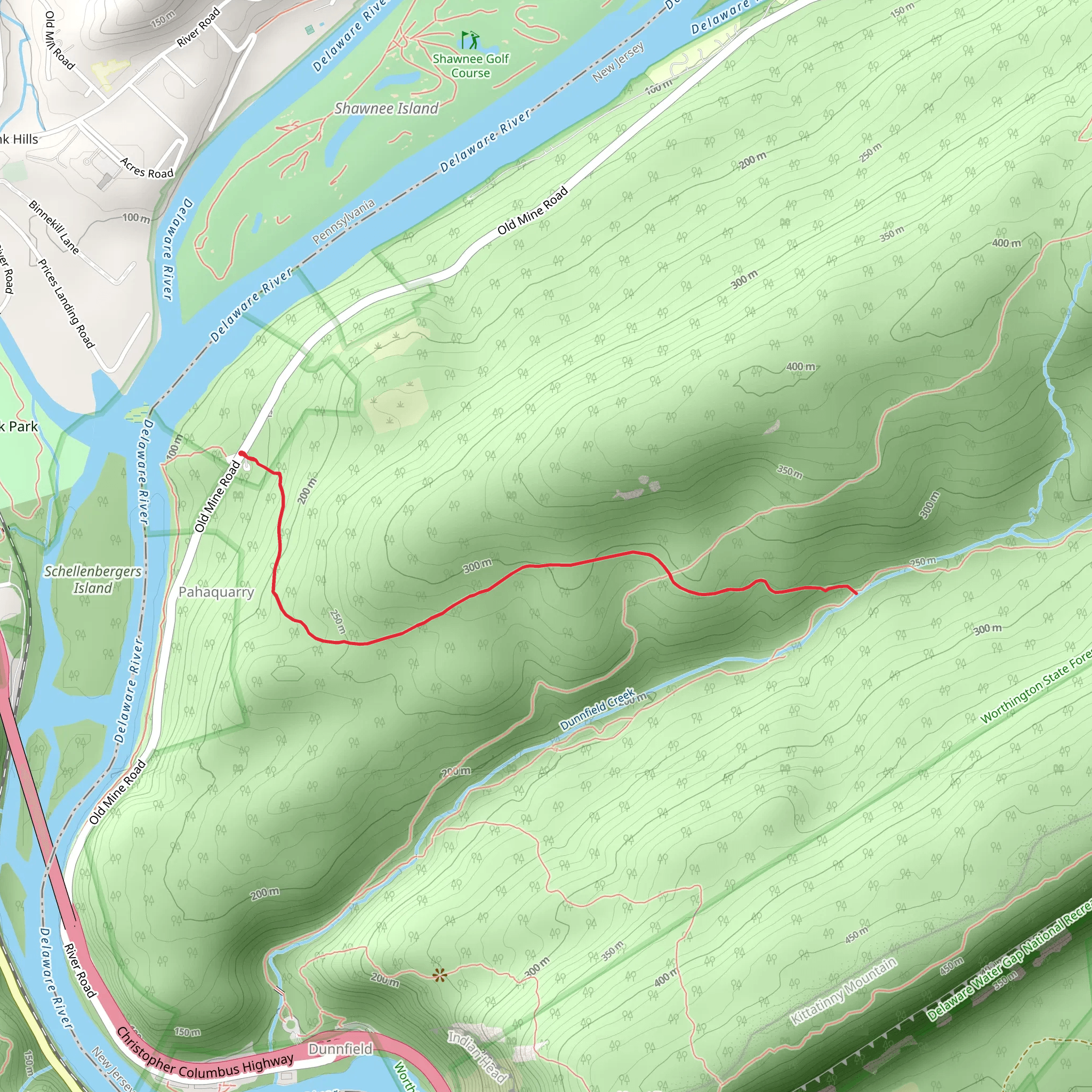 Farview Trail mobile static map