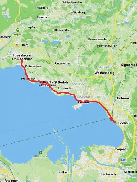 Lochau to Kressbronn Walk