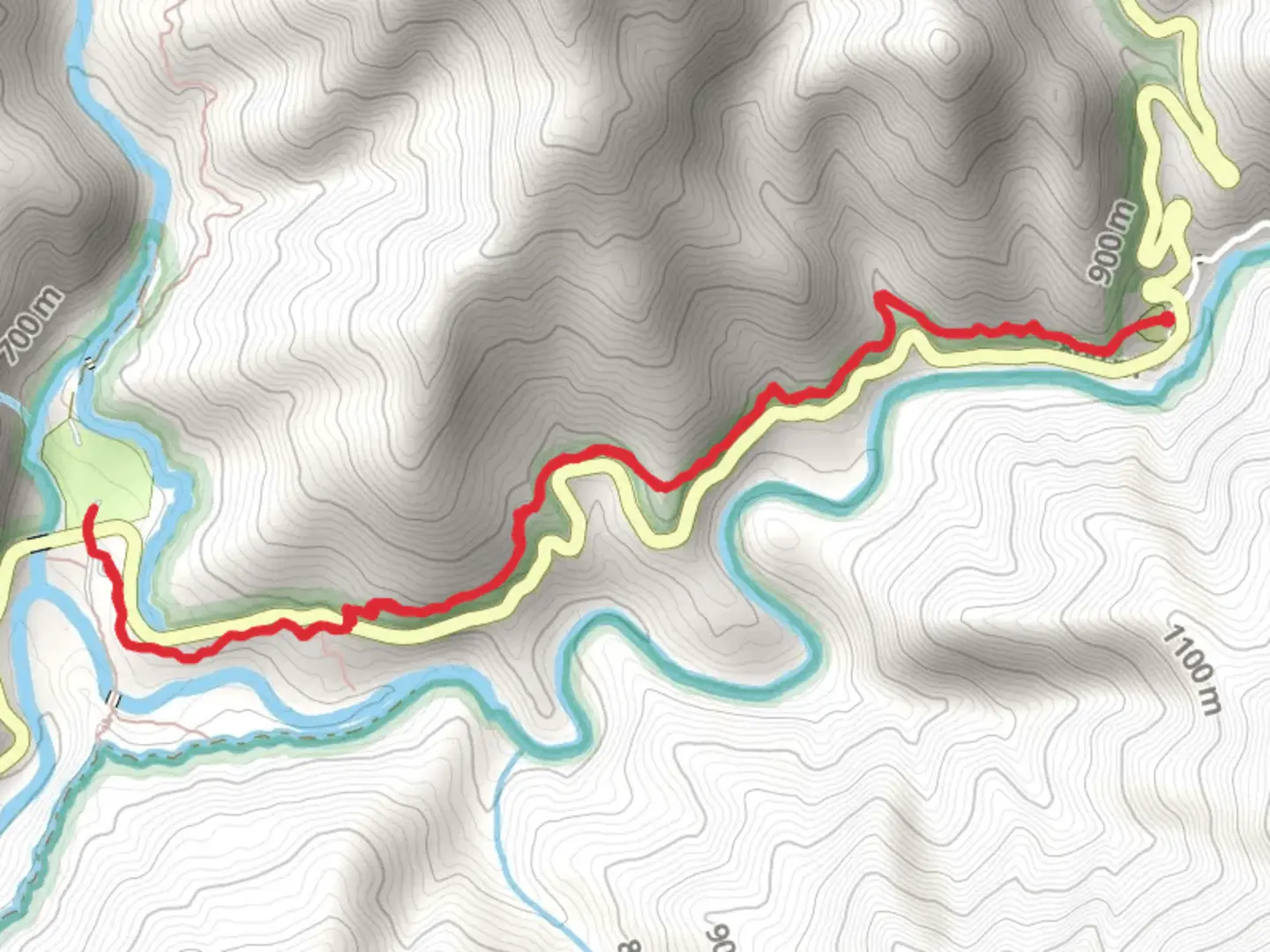 An image depicting the trail Potwisha Hospital Rock Trail and its surrounding area.