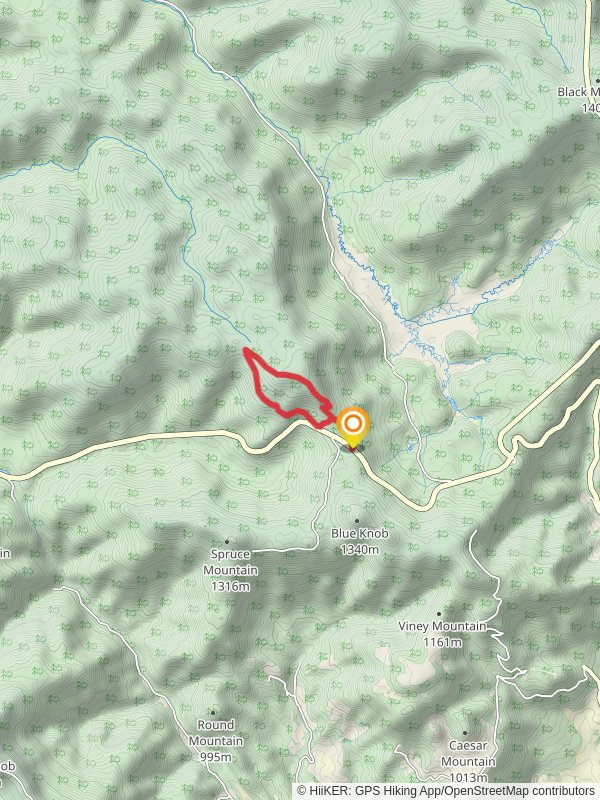 Kennison Mountain Trail and Frost Gap Loop