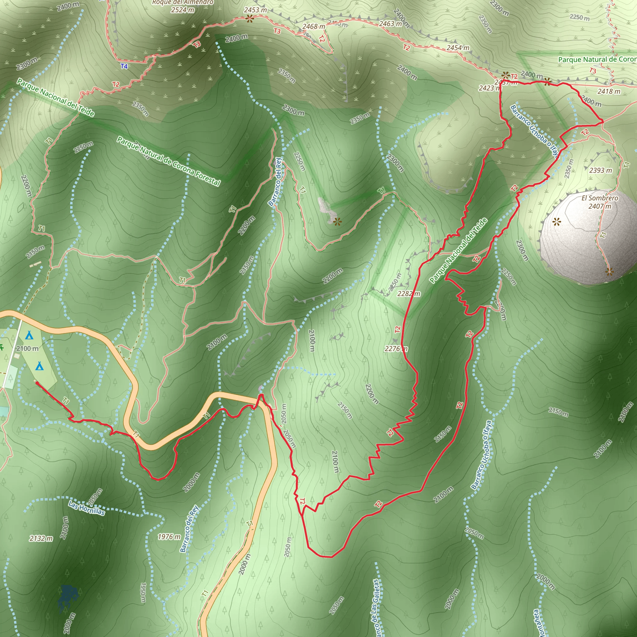 Sombrero De Chasna mobile static map
