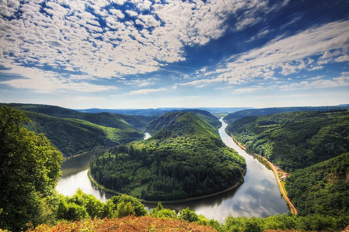 Burg Montclair, Saarschleife and River Saar Loop