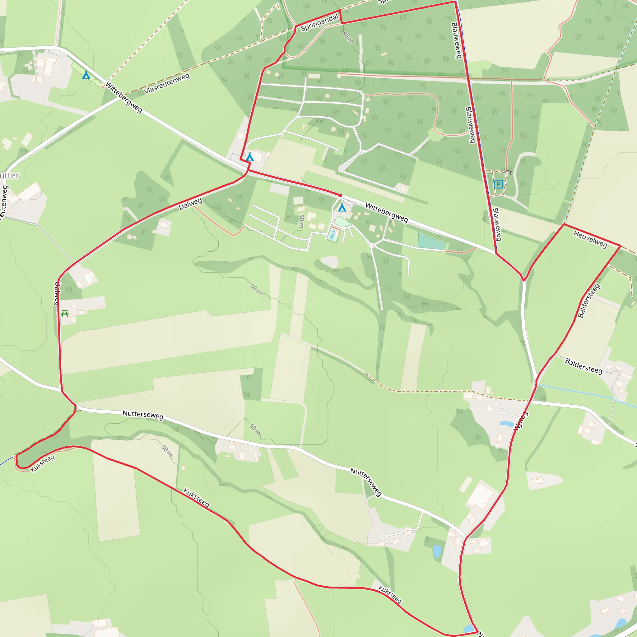 Oud Ootmarsumeresch Loop mobile static map