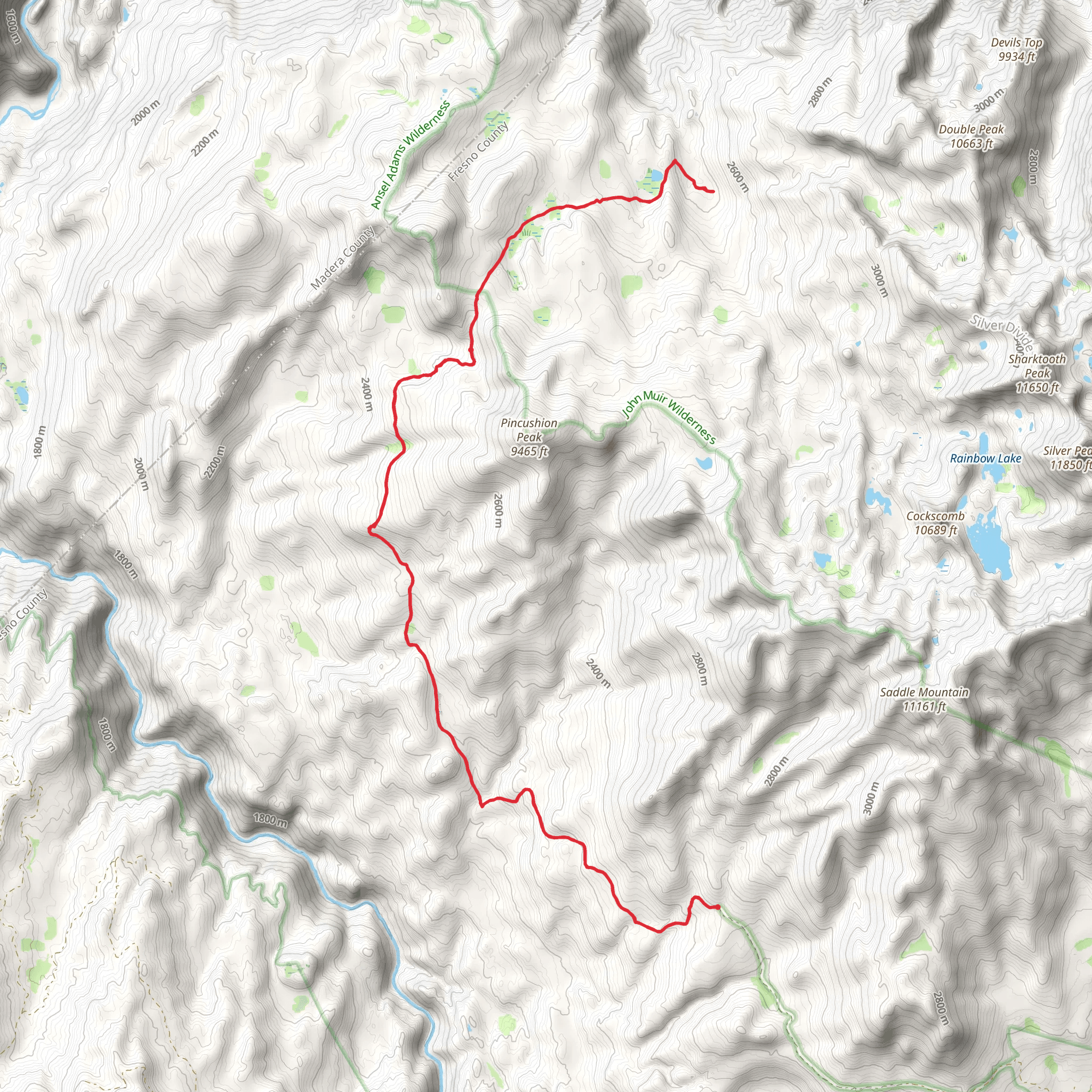String Meadow Trail mobile static map